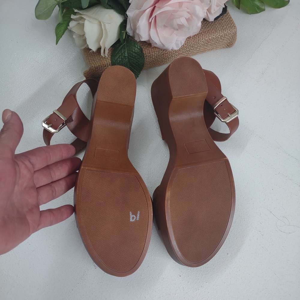 Brown Strappy Sandals - Picture 6 of 6
